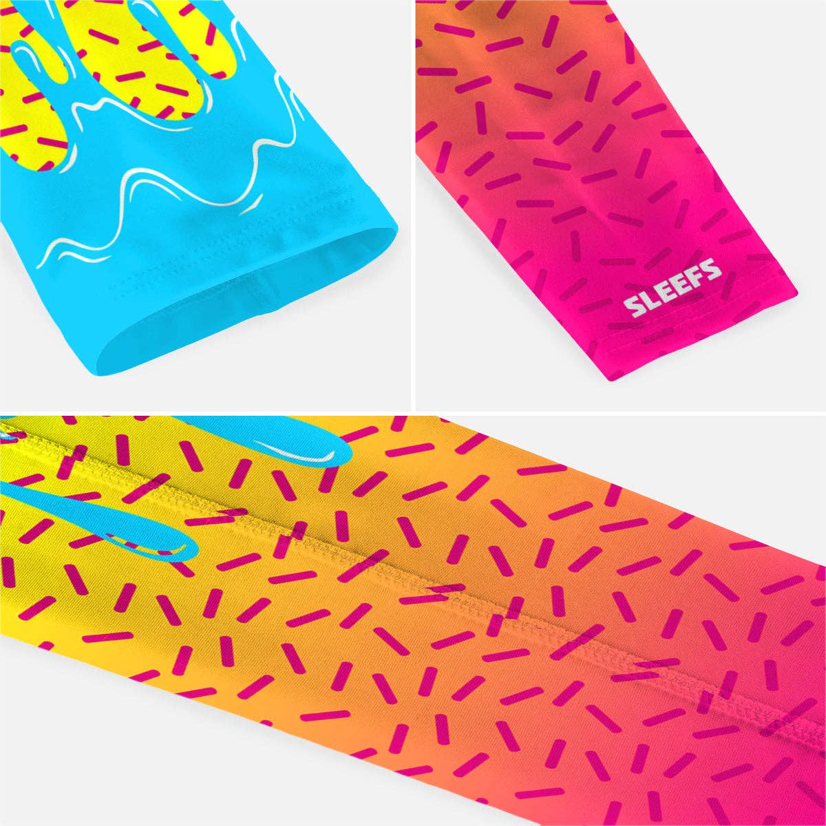 Candy Drip Sprinkle Kids Arm Sleeve: Husky