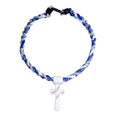 Triple Play Baseball Cross Necklace