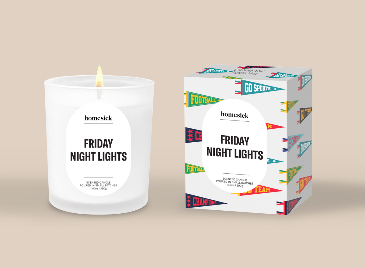 Friday Night Lights Candle Football Gift Non-Toxic Soy