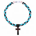 Triple Play Baseball Cross Necklace