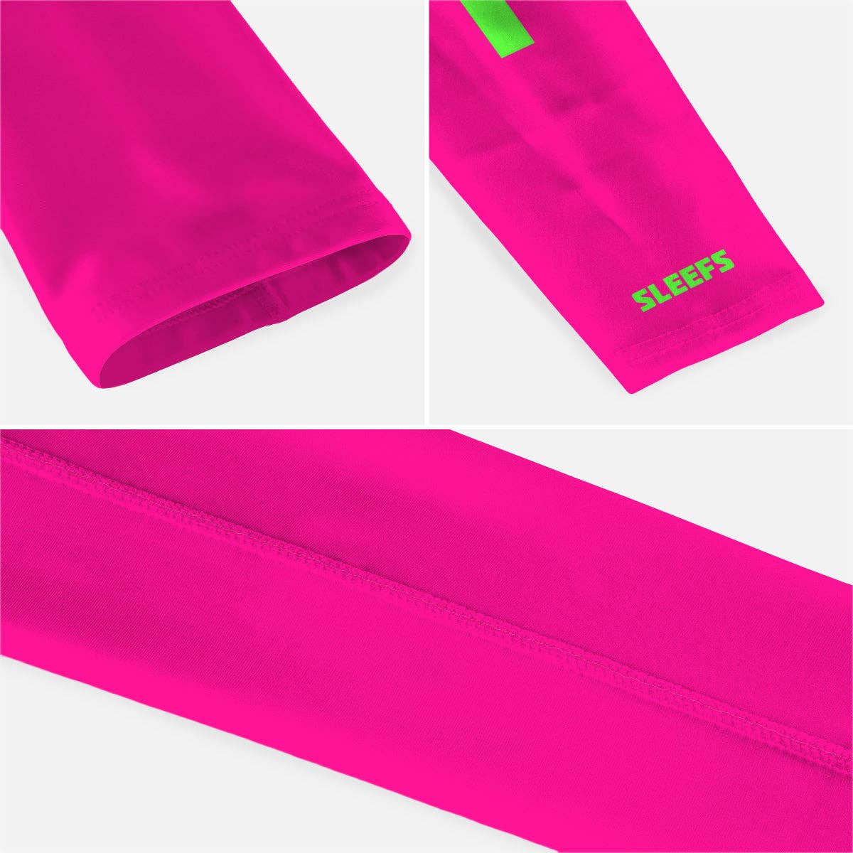 Faith Cross Hyper Pink Kids Arm Sleeve: Regular