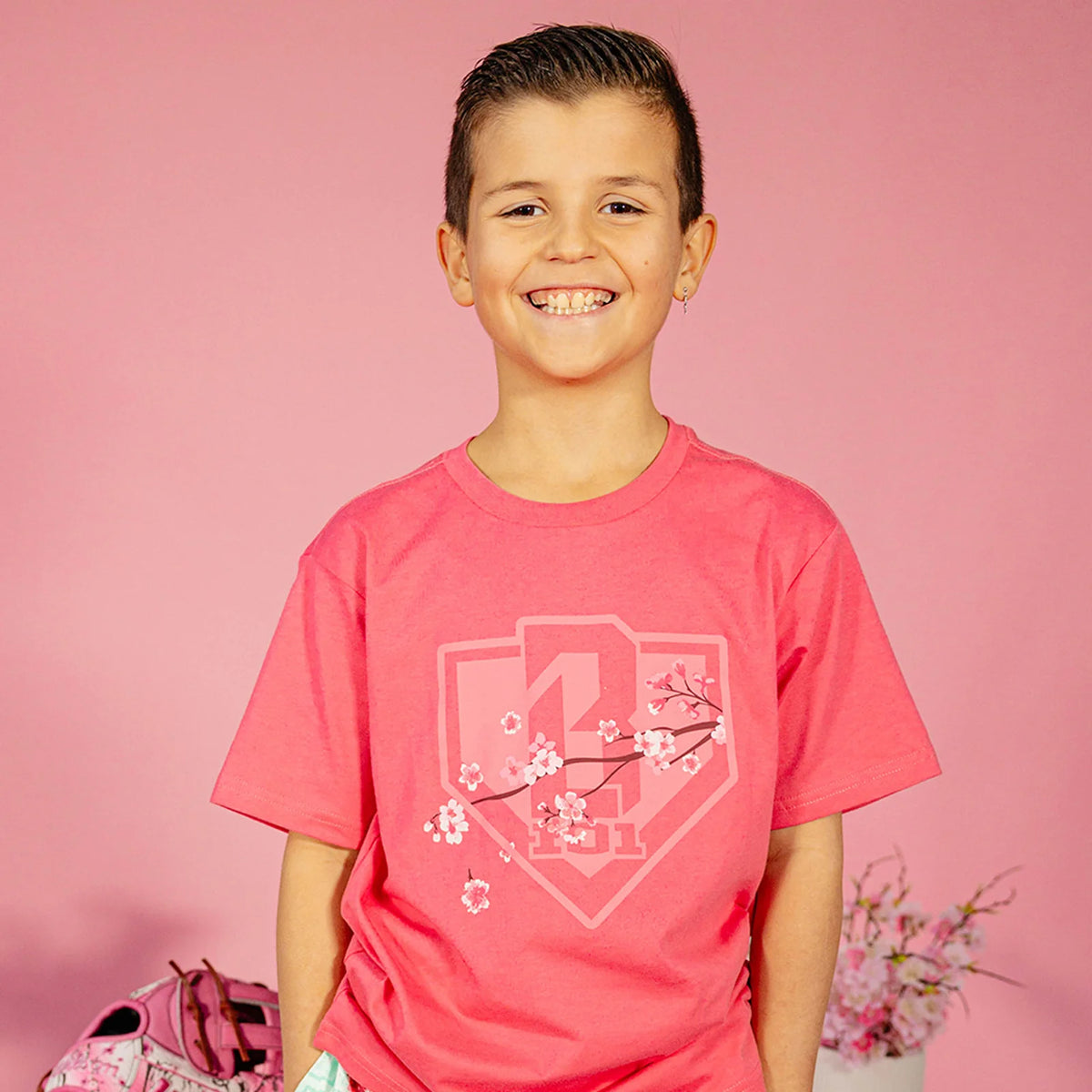Batters And Blossoms Youth Tee