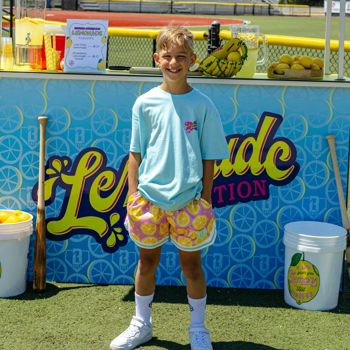 Lemon Squeeze Youth Court Shorts