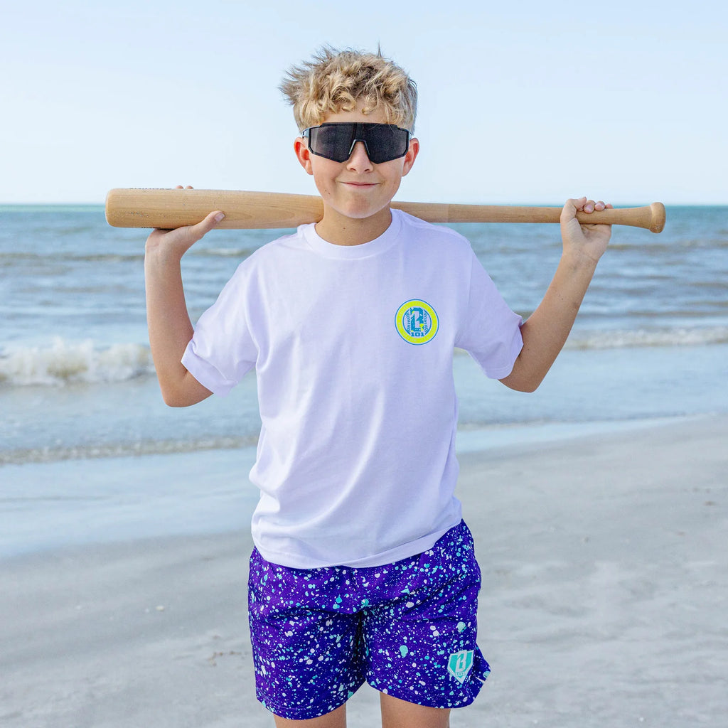 Splatter Youth Swim Trunks