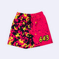 PARTY TIME YOUTH MESH SHORTS - PINK V2