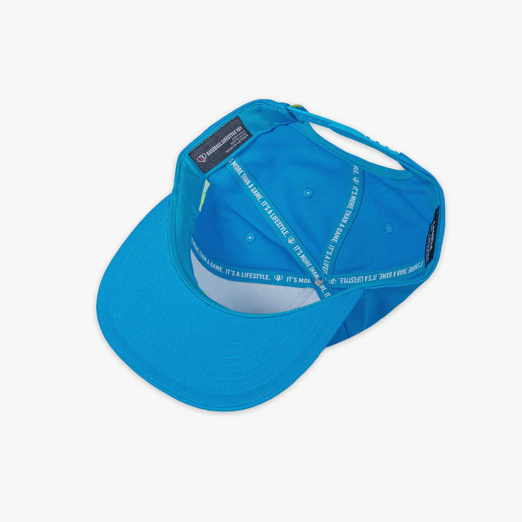 Youth Seams Adjustable Hat - Blue