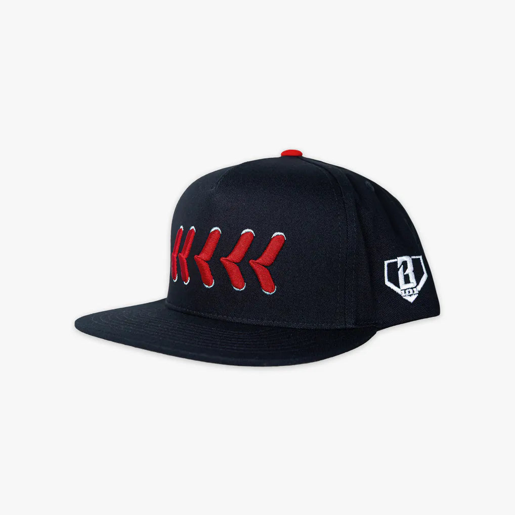 Youth Seams Adjustable Hat - Black