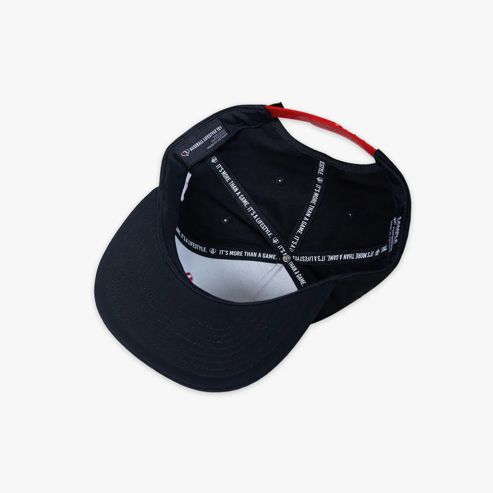 Youth Seams Adjustable Hat - Black
