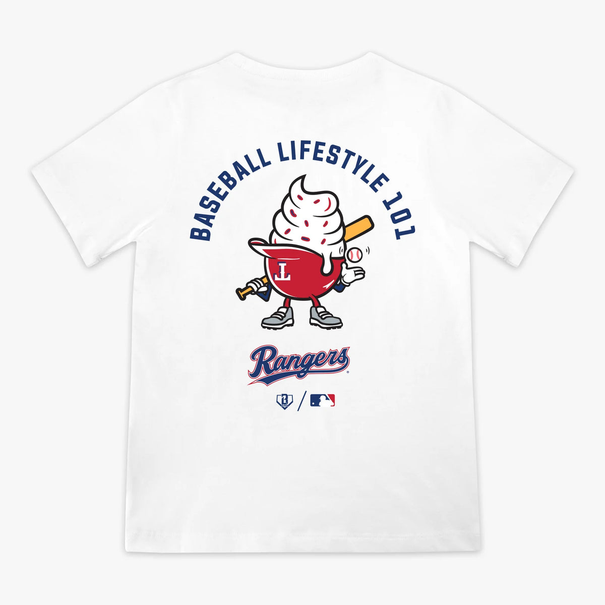 Texas Rangers Ice Cream Cap Youth Tee