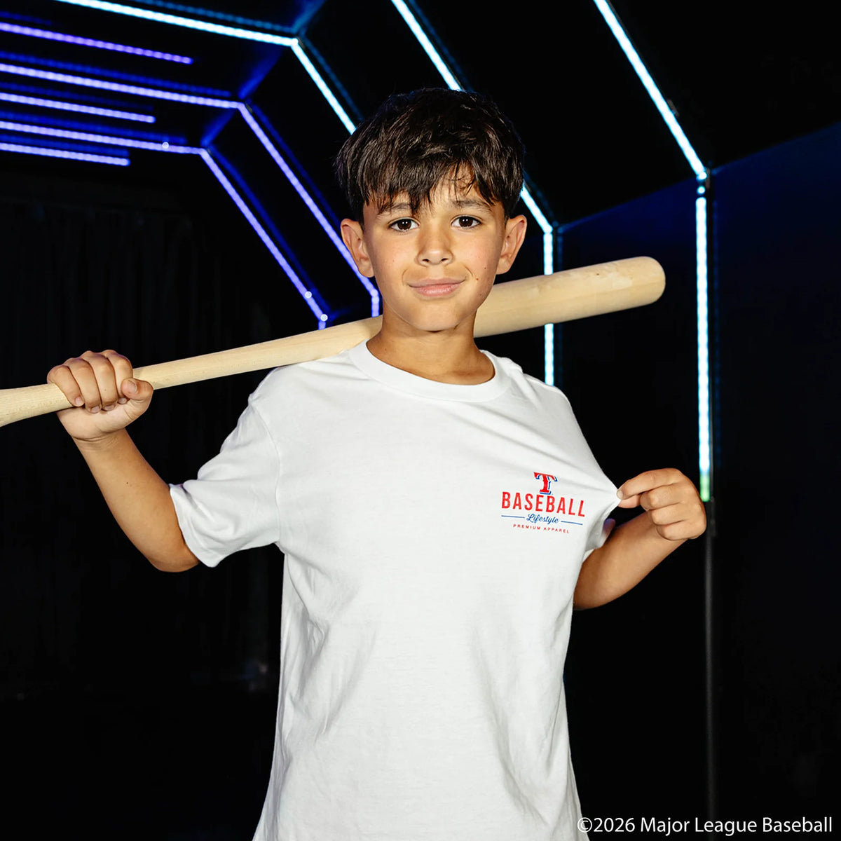 Texas Rangers Ice Cream Cap Youth Tee