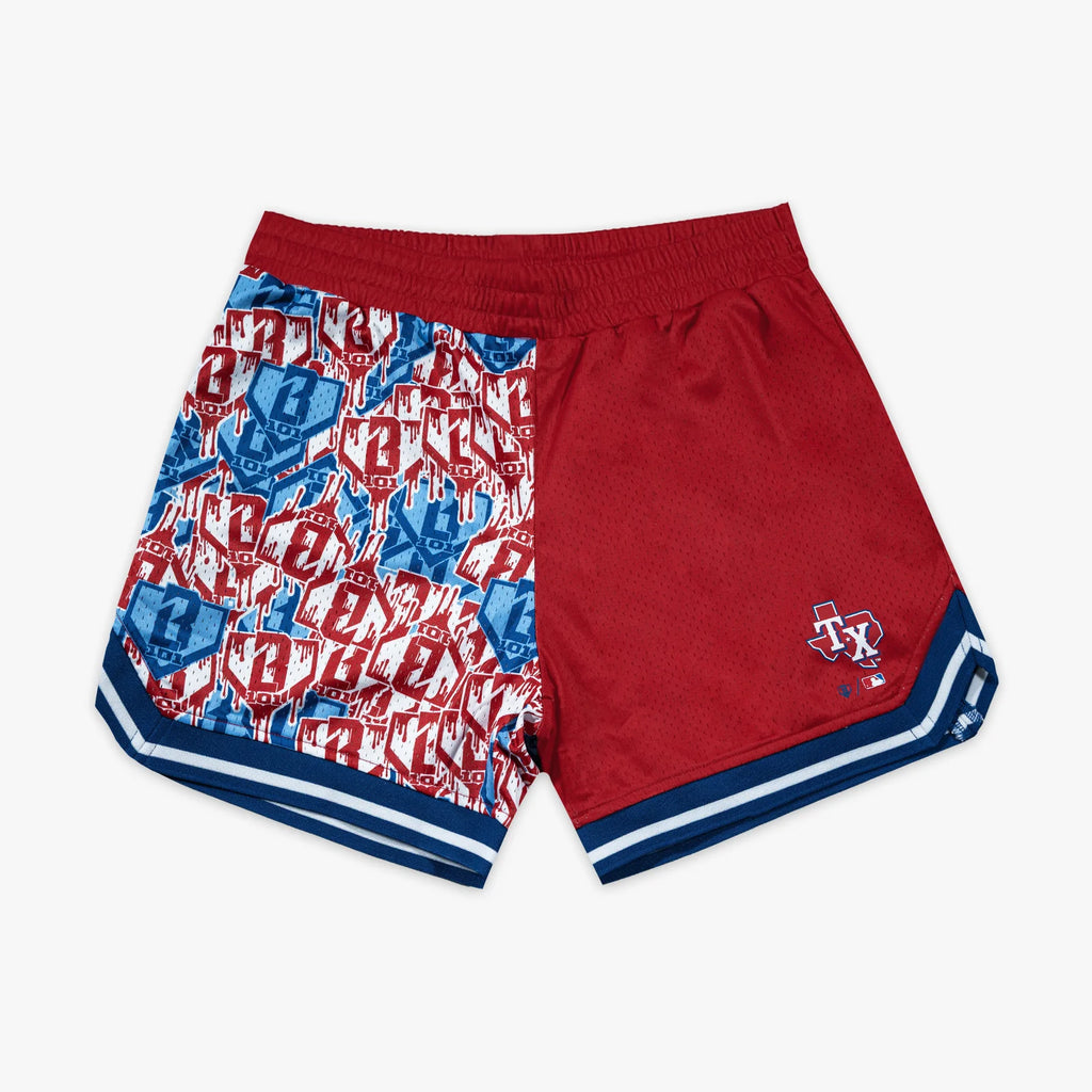 Texas Rangers Sticker Youth Court Shorts