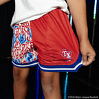 Texas Rangers Sticker Youth Court Shorts