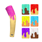 Ice Cream Cone Kids Arm Sleeve: Coral / Regular