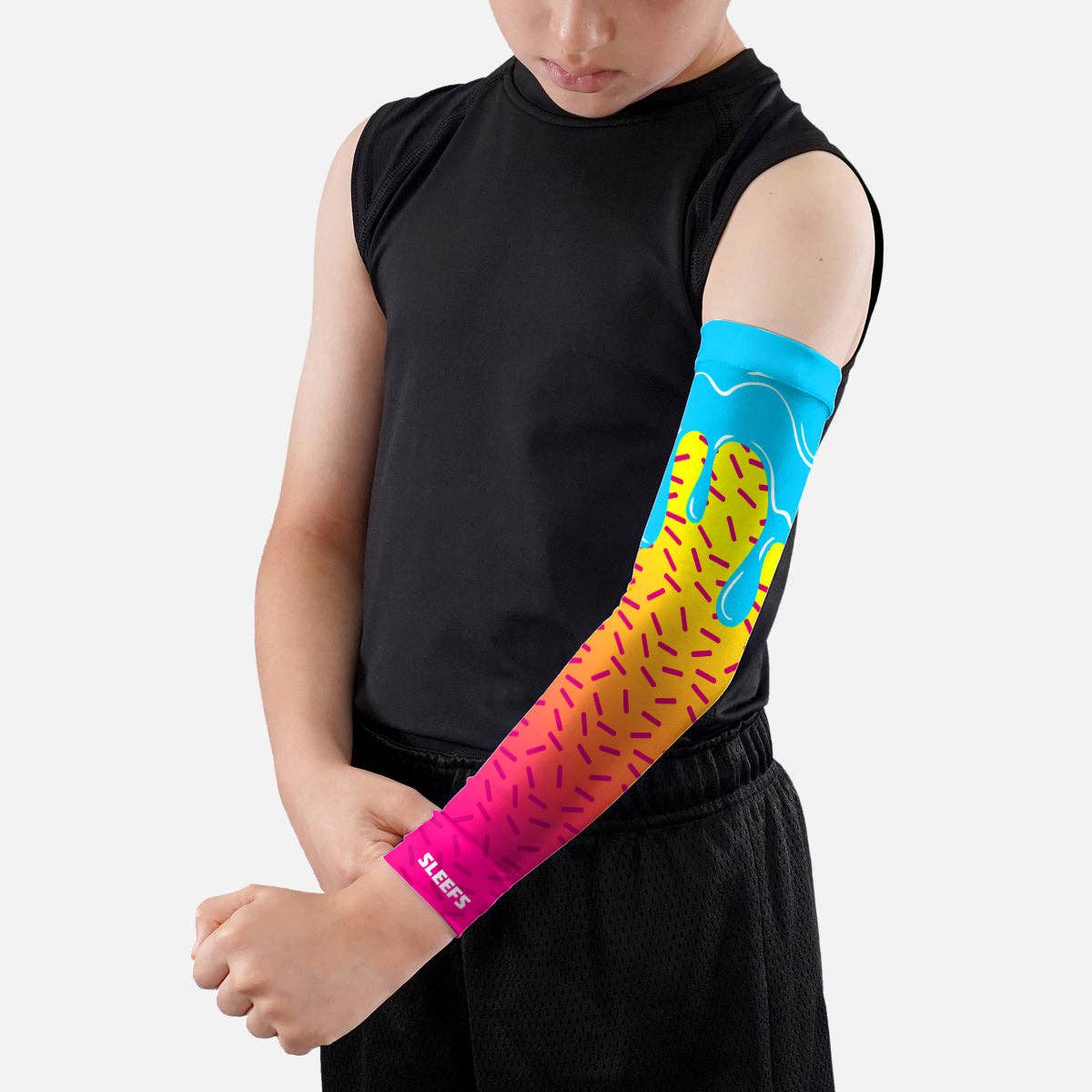 Candy Drip Sprinkle Kids Arm Sleeve: Husky