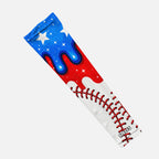 USA Baseball Patriot Stitch Kids Arm Sleeve: Red/White/Blue / Husky